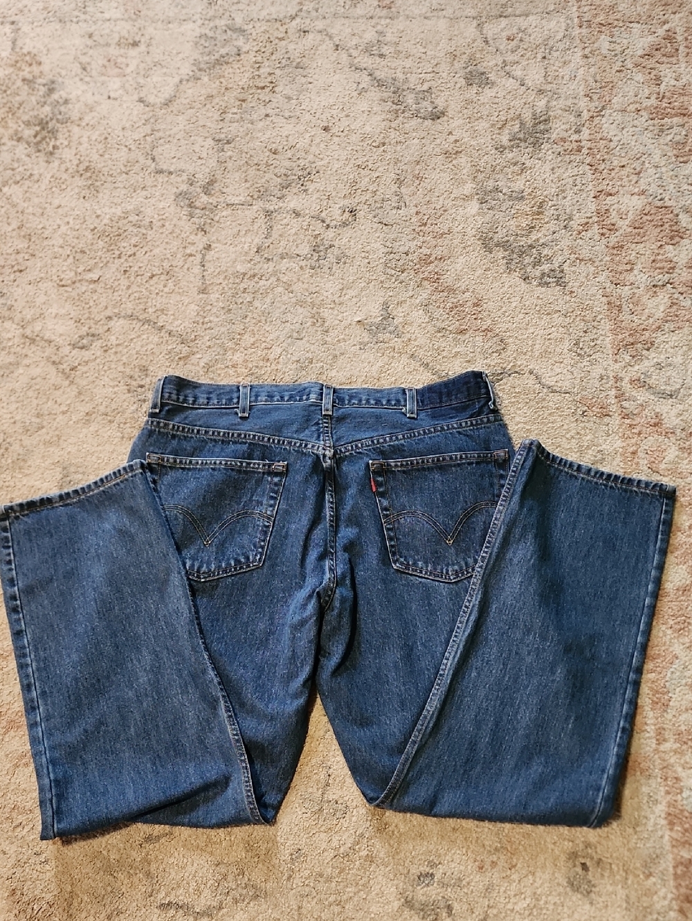 Levi's Men's 505 Regular Fit Straight Leg Denim Jeans Red Tab  40 X 32
